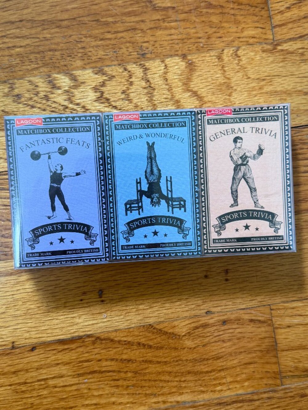 Lagoon Sports Trivia Cards 3 Pack Set